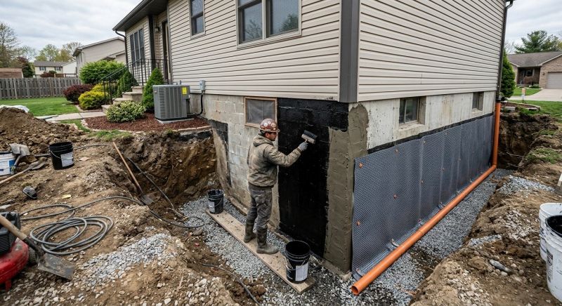Basement Concrete Sealing in Fredericksburg, VA