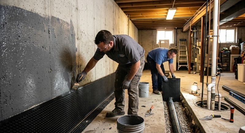 Basement Walls Waterproofing in Fort Collins, CO