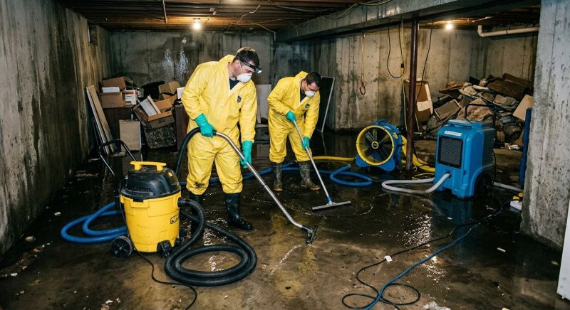 Basement Water Cleanup in Mesa, AZ