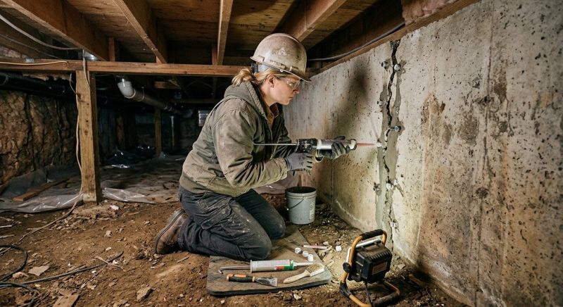 Cracked Foundation Repair in Tampa, FL