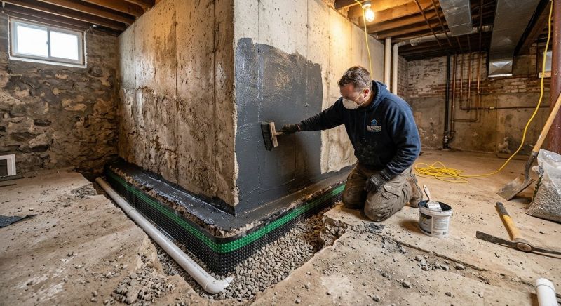 Residential Waterproofing in Fredericksburg, VA